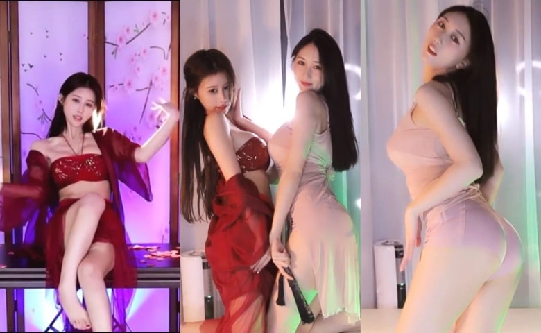 斗鱼主播 – 三岁伊 小小玉酱 珍藏版双人古装舞[4V-523M]插图
