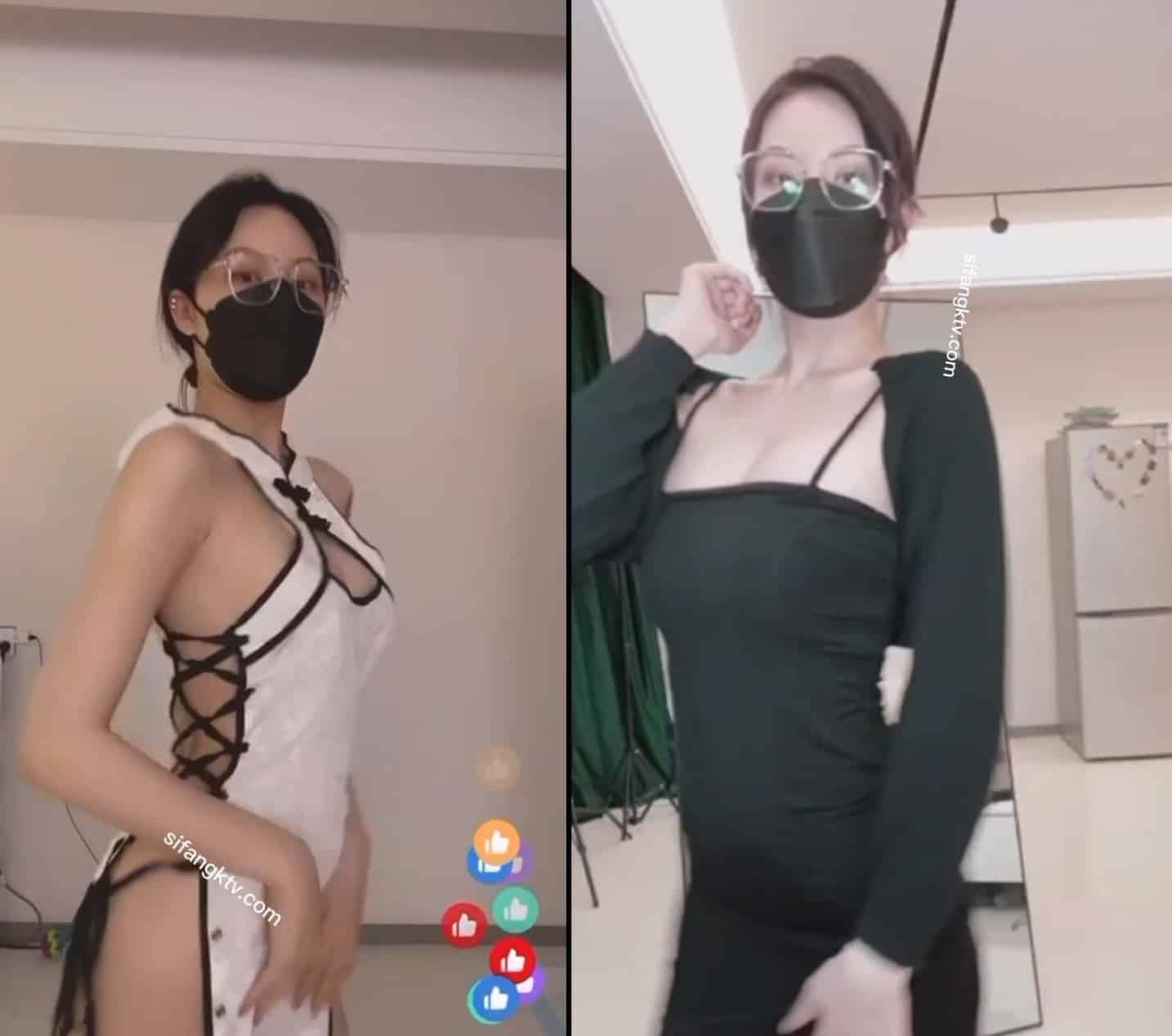抖音 – 丁子姐 会议室直播&私密影子舞[2V-774M]插图
