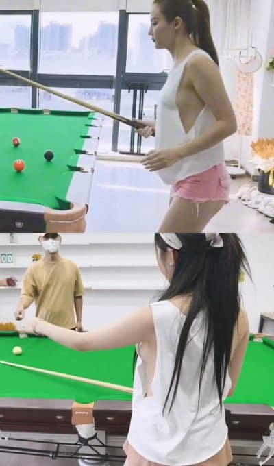 顶级技术流擦边 – 美女真空打台球较量系列二[29V-9.01G]插图
