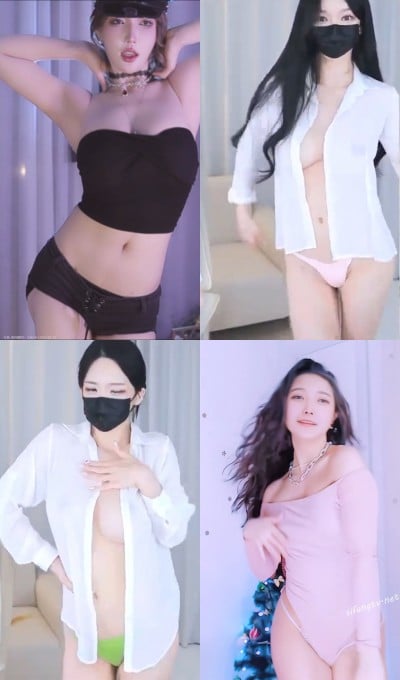 Pluthon（大摆锤）- 斗鱼米娜+韩国主播“无衫版”两段[3V-1.41G]