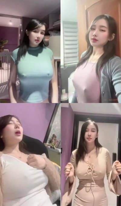 抖音40万粉丝【冰泉女神️】G罩巨RU无罩凸点抖胸舞[59V-299M] 插图