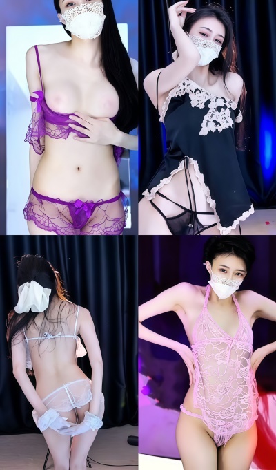 斗鱼 白妖妖 6月定制新品热舞脱丁漏毛[4V-2.03G]